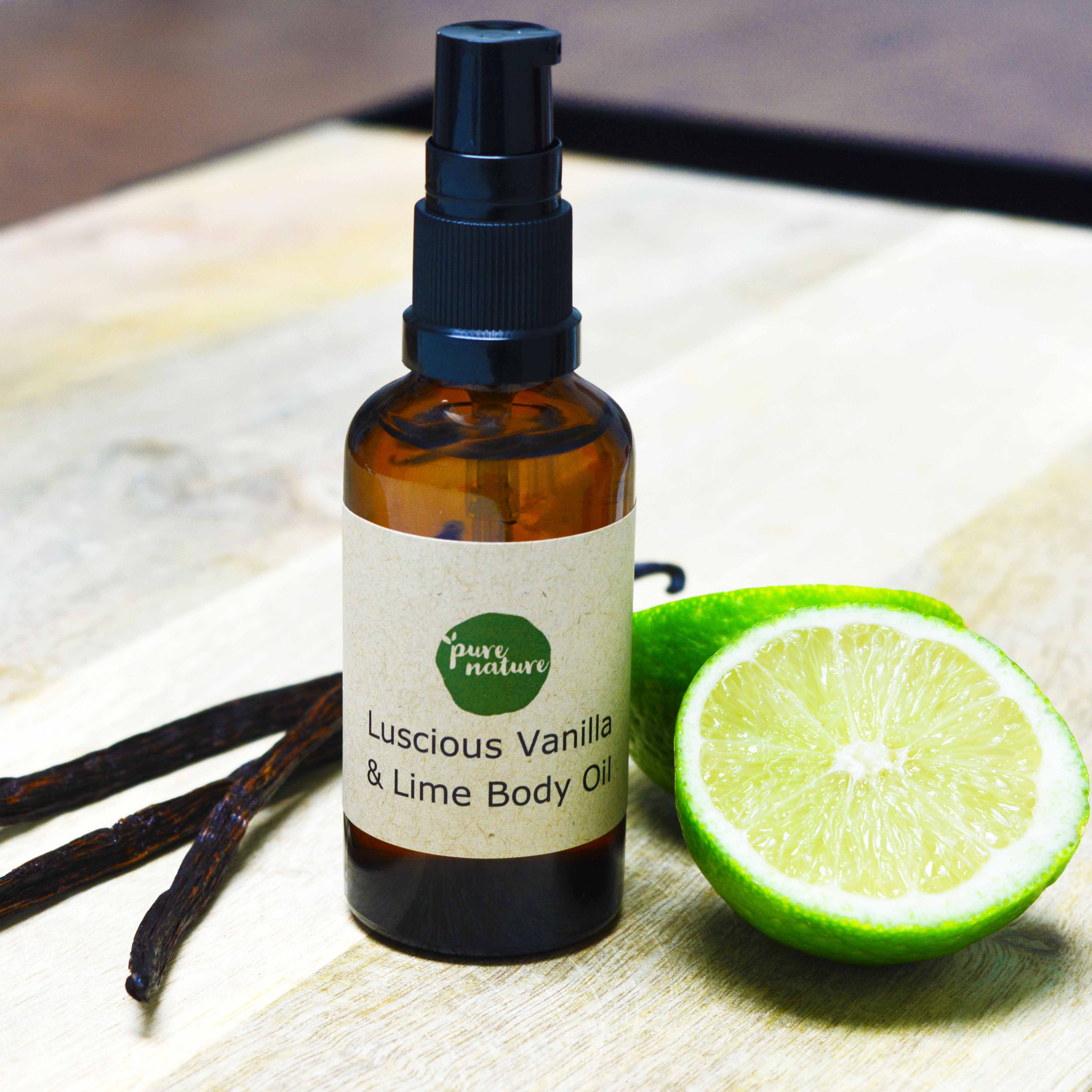 Luscious Lime and Vanilla Body Oil – PureNature NZ