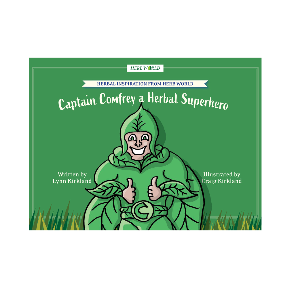 Captain Comfrey, a Herbal Super Hero