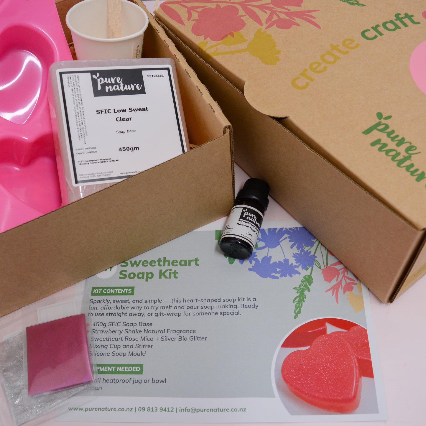 DIY Sweetheart Melt & Pour Soap Kit