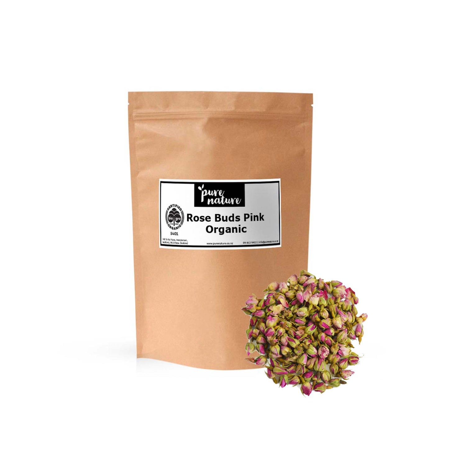 Rose Buds, Pink - Organic