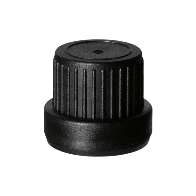 Dripulator Cap, Tamper Evident 18mm - Black