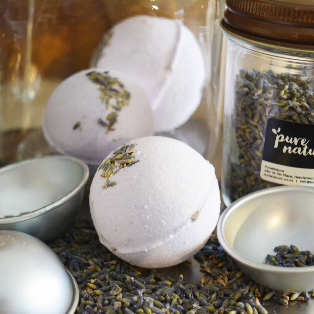 Luxurious Lavender Bath Bombs – PureNature NZ