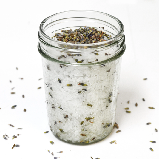 A jar of bath salts