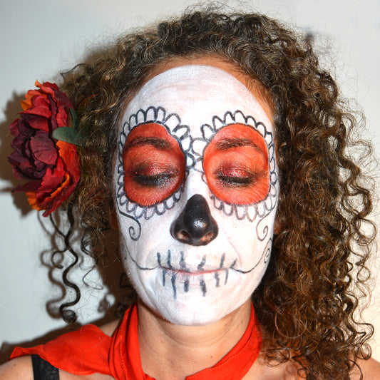 Red Eyeshadow – Day of the Dead