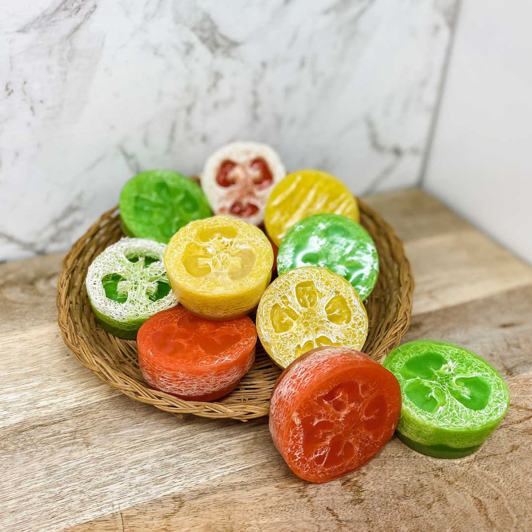 Fruit Slices Loofah Soap