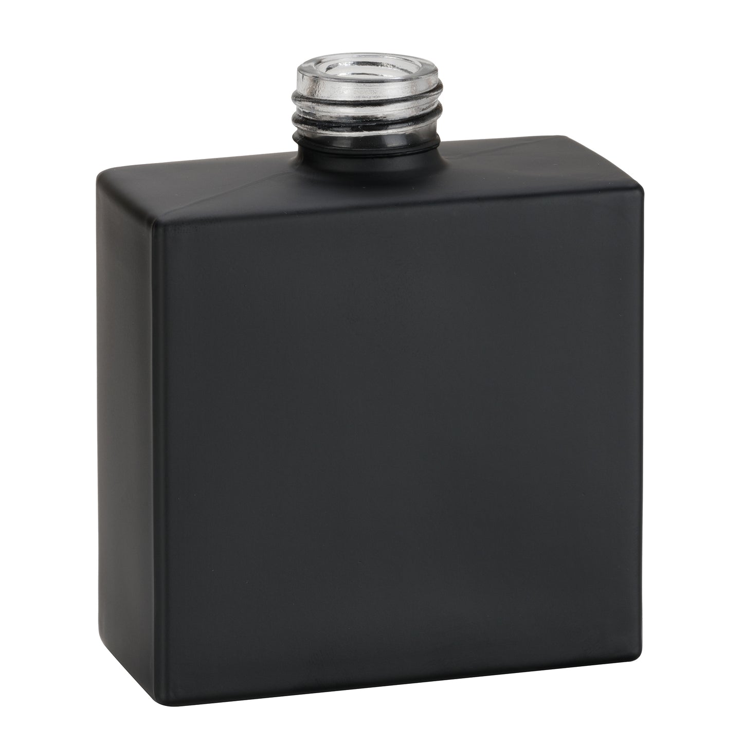 Reed Diffuser Bottle, Square - Matte Black