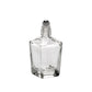 Roll On Bottle 15ml - Square, Silver Lid