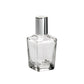 Roll On Bottle 15ml - Square, Silver Lid