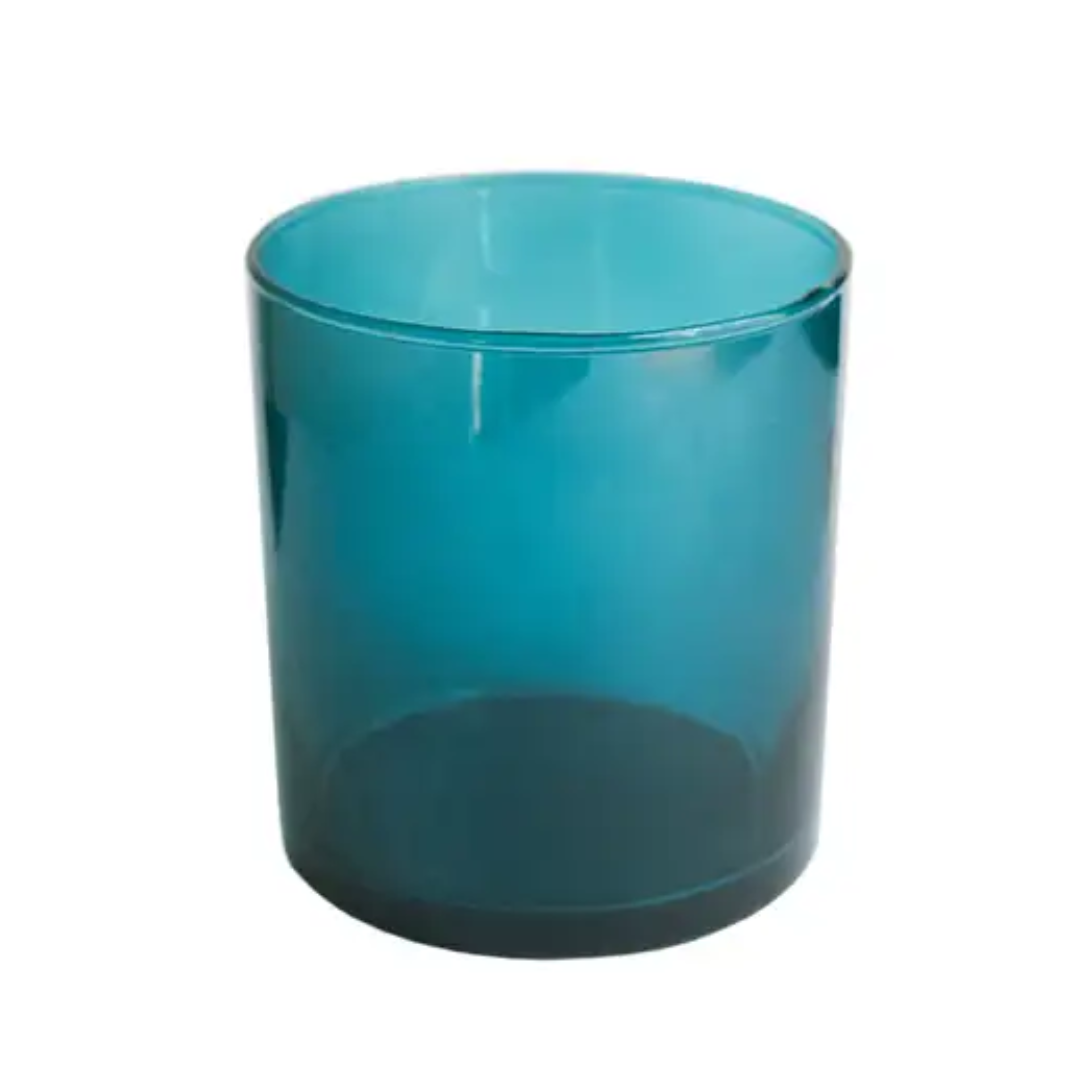 Straight-Sided Tumbler Jar - Teal