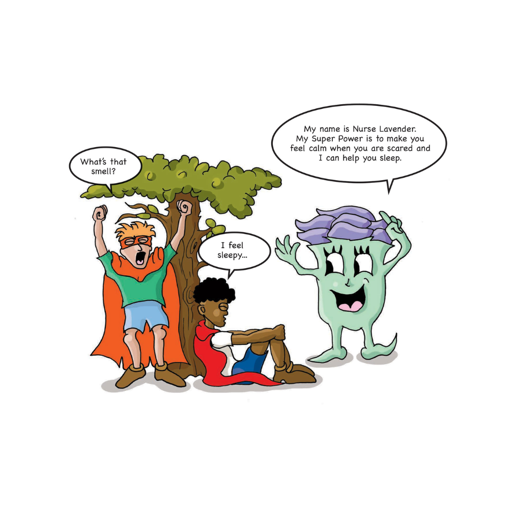 Captain Comfrey, a Herbal Super Hero