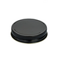 Black jelly lid for candle making by purenaturenz, showcasing a flexible, reusable silicone lid with a smooth finish and secure fit.