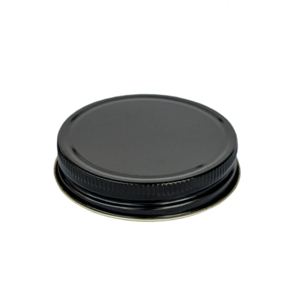 Black jelly lid for candle making by purenaturenz, showcasing a flexible, reusable silicone lid with a smooth finish and secure fit.
