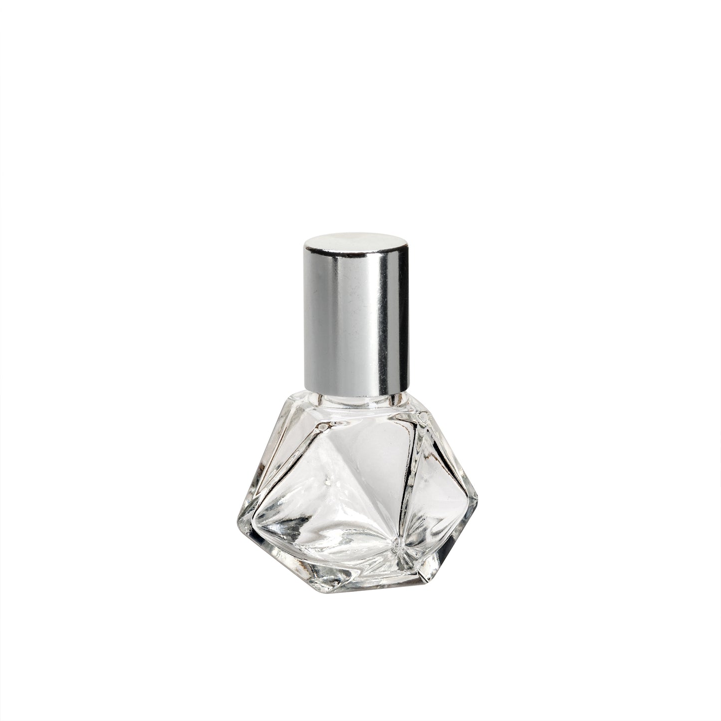 Roll On Bottle 7ml - Prism, Silver Lid