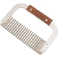 Soap Cutter, Wooden Handle - Wave Blade