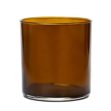 Straight-Sided Tumbler Jar - Amber