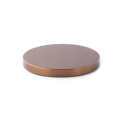 Bronze Metal Flat Lid