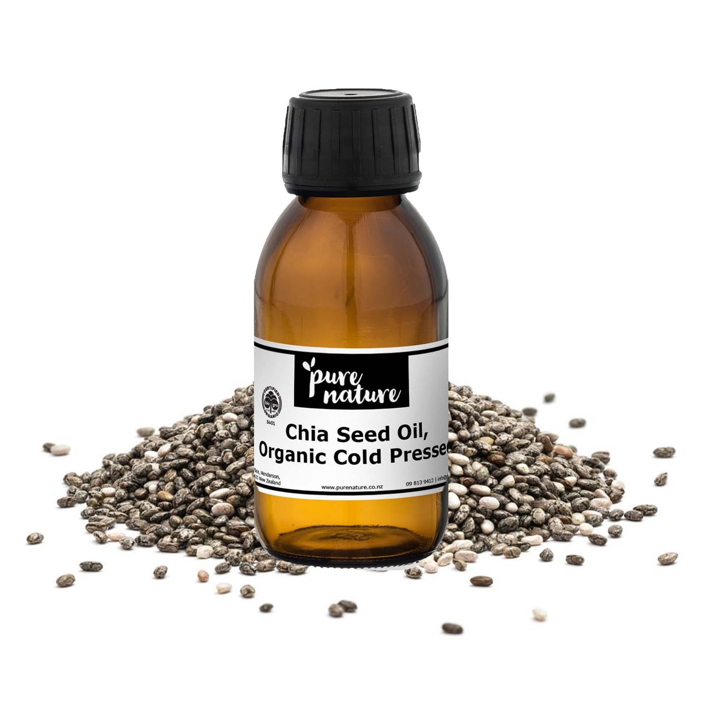 Chia Seed Oil Organic - Cold Pressed
