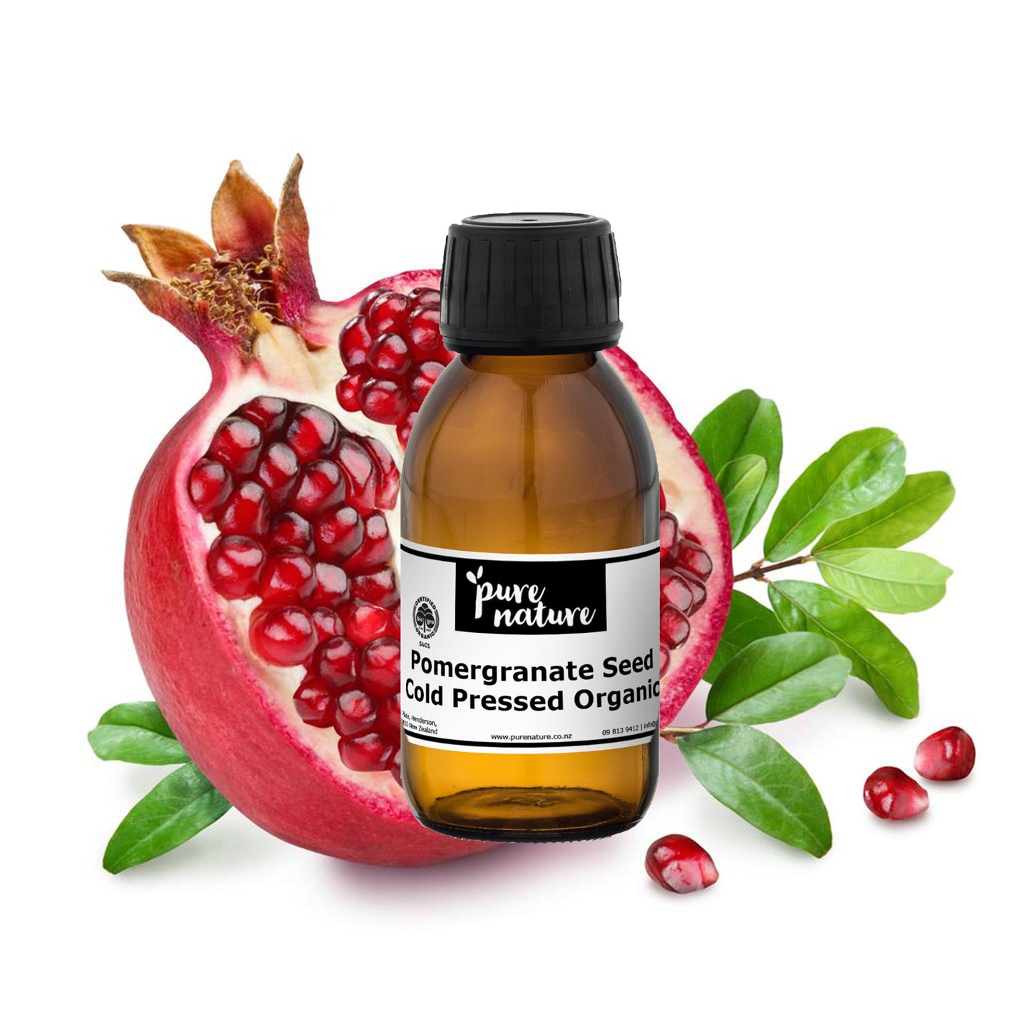 Pomegranate Seed Oil, Cold Pressed - Organic