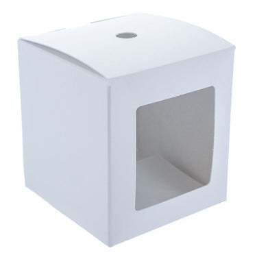 White Tumbler Box - Straight-Sided