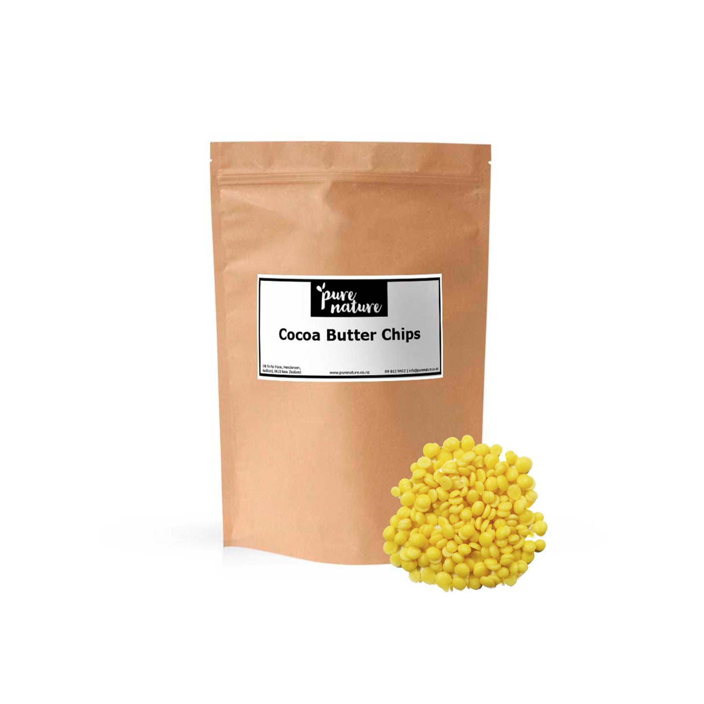 Cocoa Butter Chips, Fair Trade - Organic