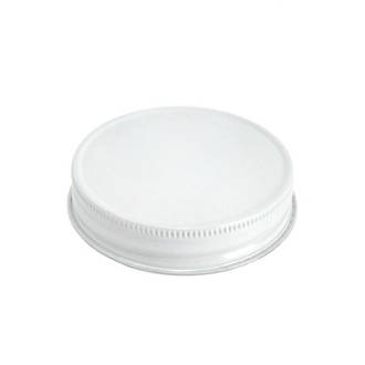 White jelly lid for candle making by purenaturenz, showing a smooth, glossy silicone lid suitable for container candles.