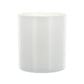 Straight-Sided Tumbler Jar - White
