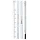 Purenaturenz glass thermometer displaying temperature scale with a clear glass tube, used for medical or household temperature measurement.