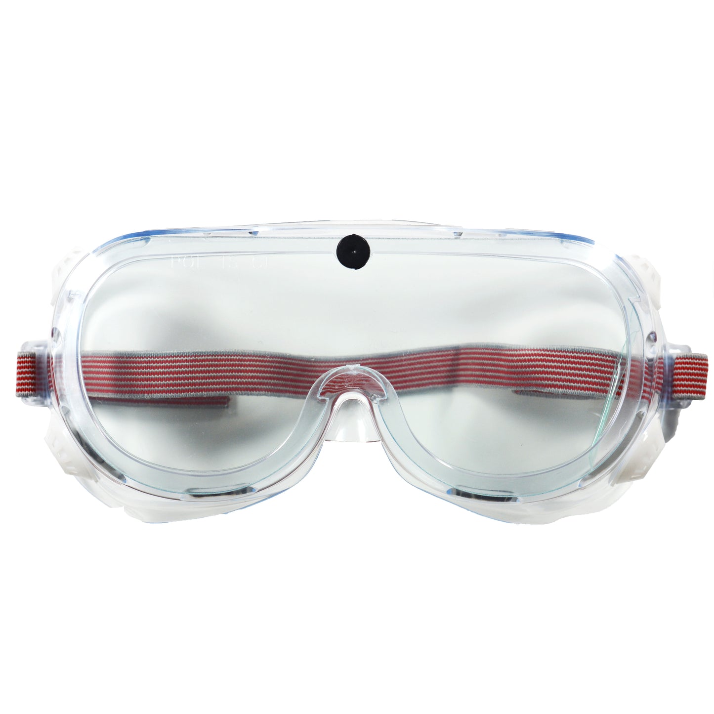 Purenaturenz ventilated safety goggles with clear lenses and adjustable strap, designed for eye protection in laboratory or industrial settings.