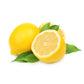 Purenaturenz Messina lemon essential oil bottle, natural citrus scent, clear glass container with yellow lemon label.