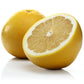 Purenaturenz white grapefruit essential oil bottle with fresh grapefruit slices and natural ingredients visible.