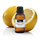 White grapefruit essential oil from purenaturenz in a glass dropper bottle with fresh grapefruit slices beside it