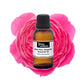 Bulgarian Rose Otto essential oil bottle from purenaturenz with a floral design label, highlighting natural, aromatic oil.