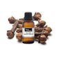 Purenaturenz Clove Bud Essential Oil bottle, natural essential oil with whole clove buds for aromatherapy and holistic health.