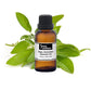 Purenaturenz Dalmatian Sage essential oil bottle with sage leaves on a white background, highlighting natural herbal extract.