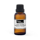 Lemon scented eucalyptus essential oil bottle from purenaturenz, with fresh lemon and eucalyptus leaves in the background