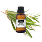 Purenaturenz Tea Tree Essential Oil bottle and dropper, showing clear glass bottle with label, on a neutral background.