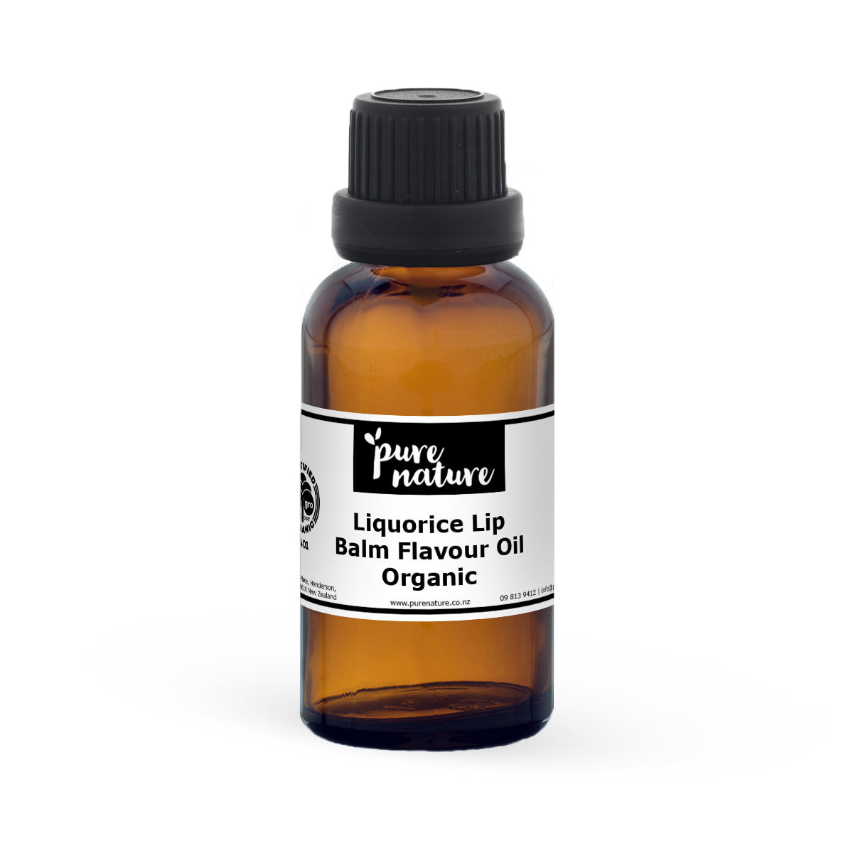 Liquorice Lip Balm Flavour Oil - Organic 30ml