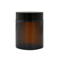 Amber 100ml glass pot used for packaging, featuring a clear glass container with a secure lid by purenaturenz.