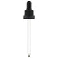 100ml Tamper Evident Dropper 18mm - Black